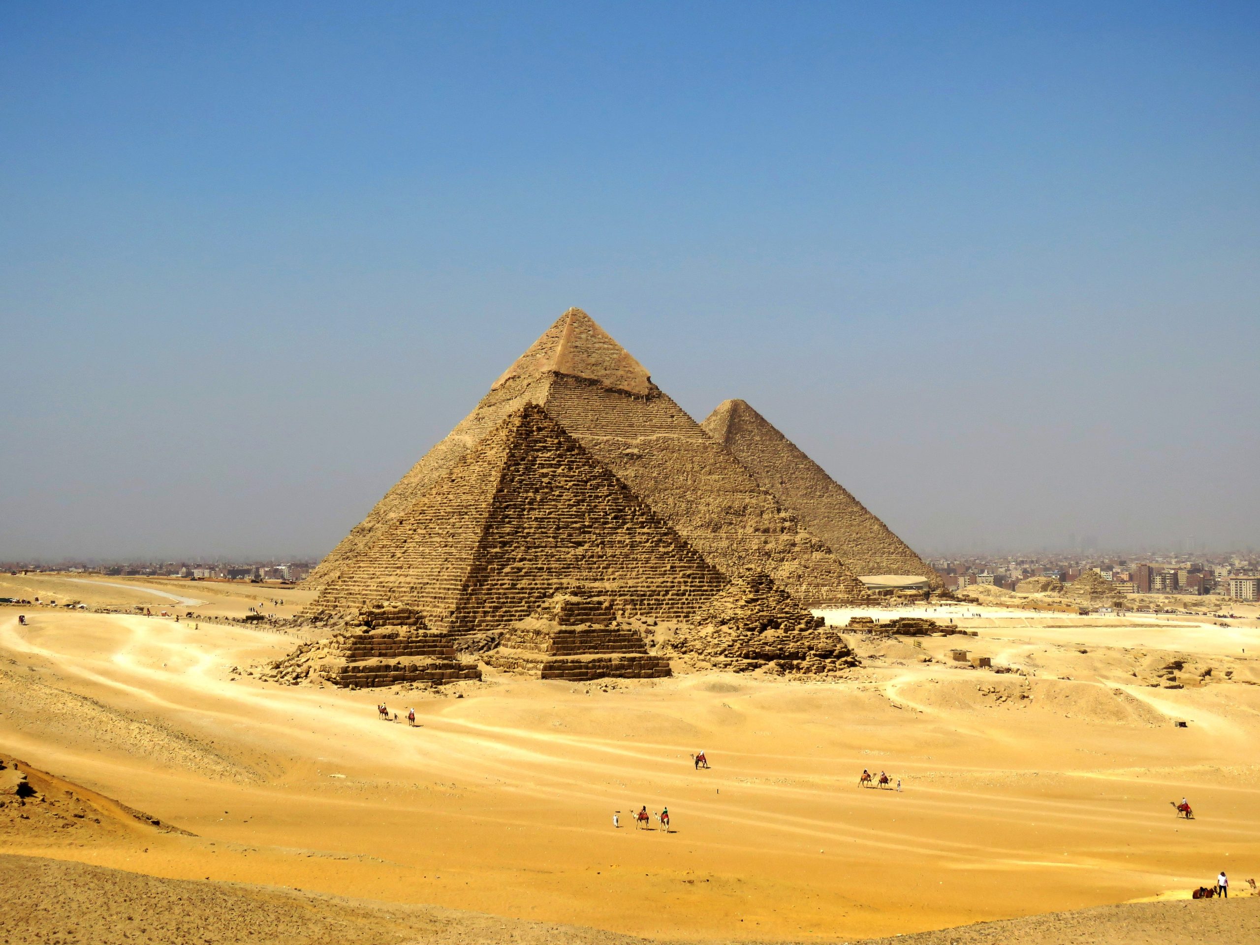 Enjoy the Sites of the Pyramids of Giza as you experience a Small Group Luxury Tour with Ancient Navigator.
